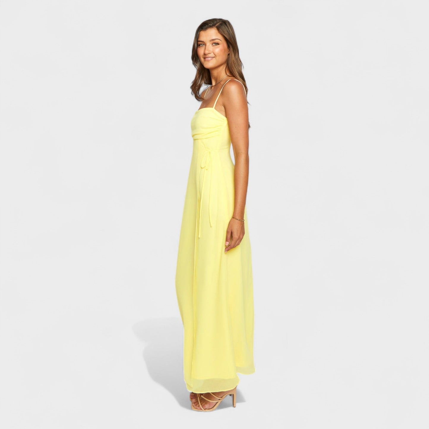 Flóssi - Maxi Vestido Amarelo