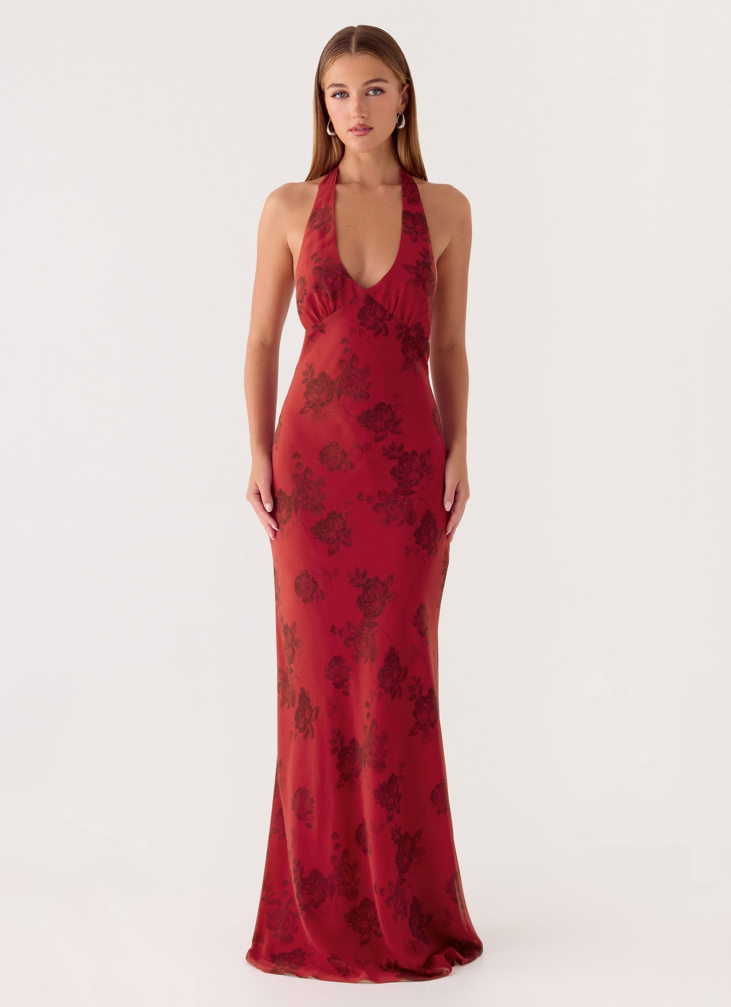 Maxi Dress Freja - Cherry Pink