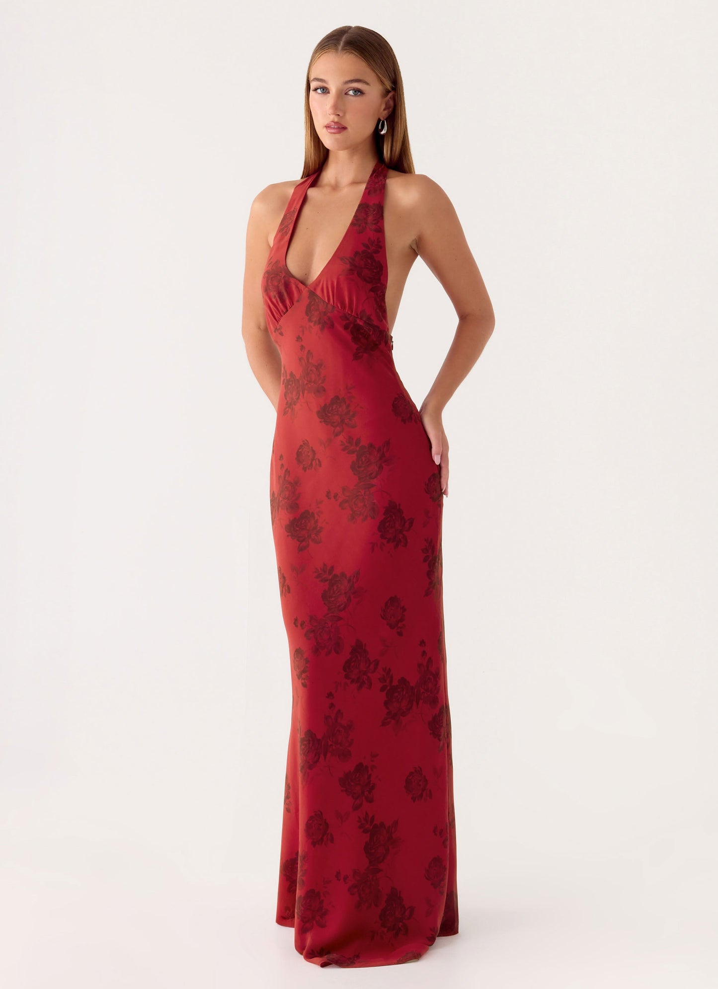 Maxi Dress Freja - Cherry Pink