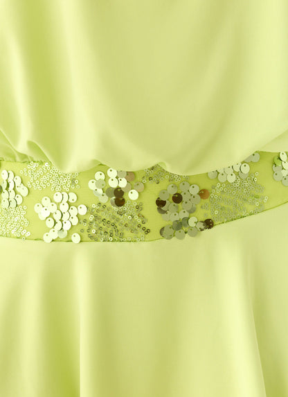 Gala Mini Sequin Dress - Lime