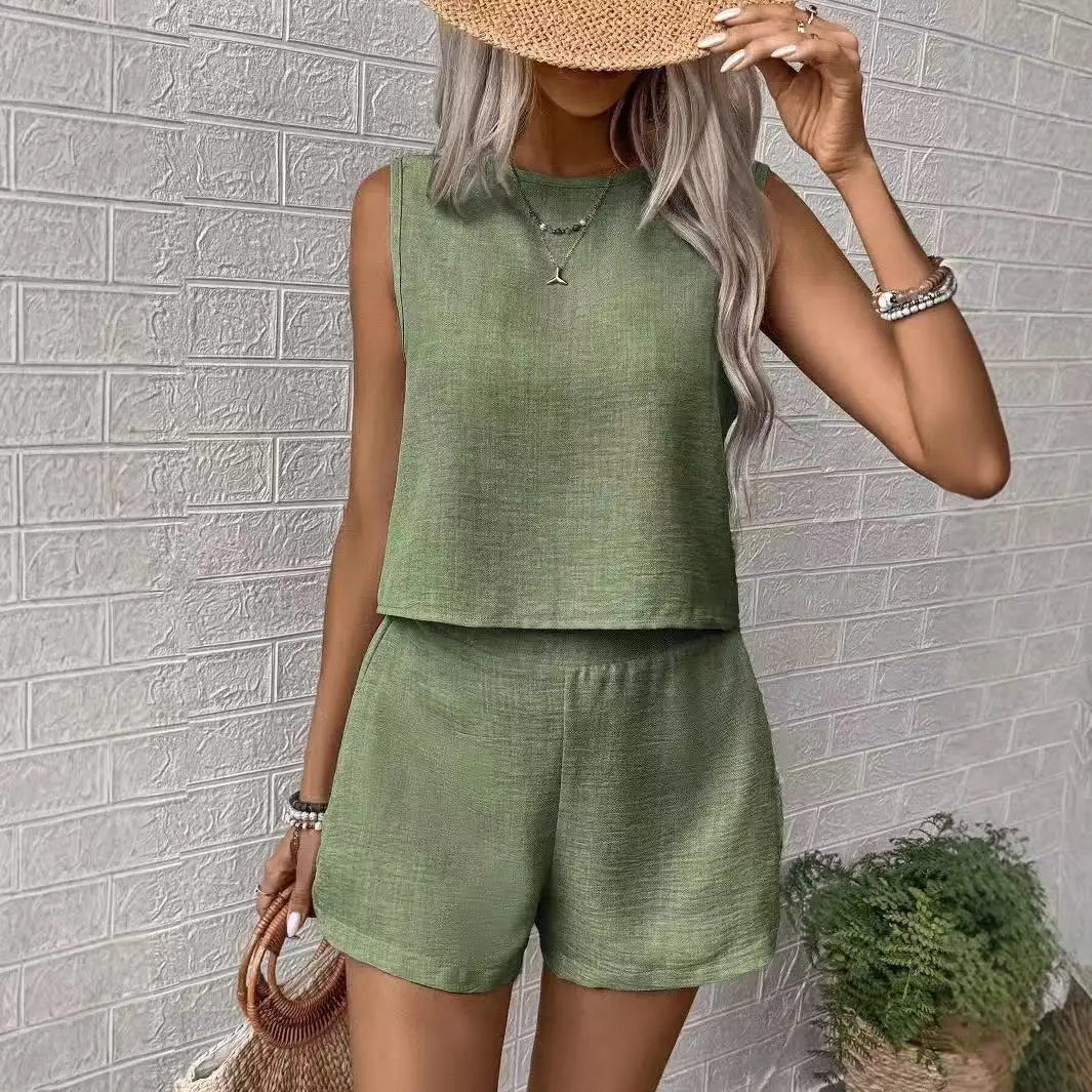 Riley - Conjunto Colete e Shorts