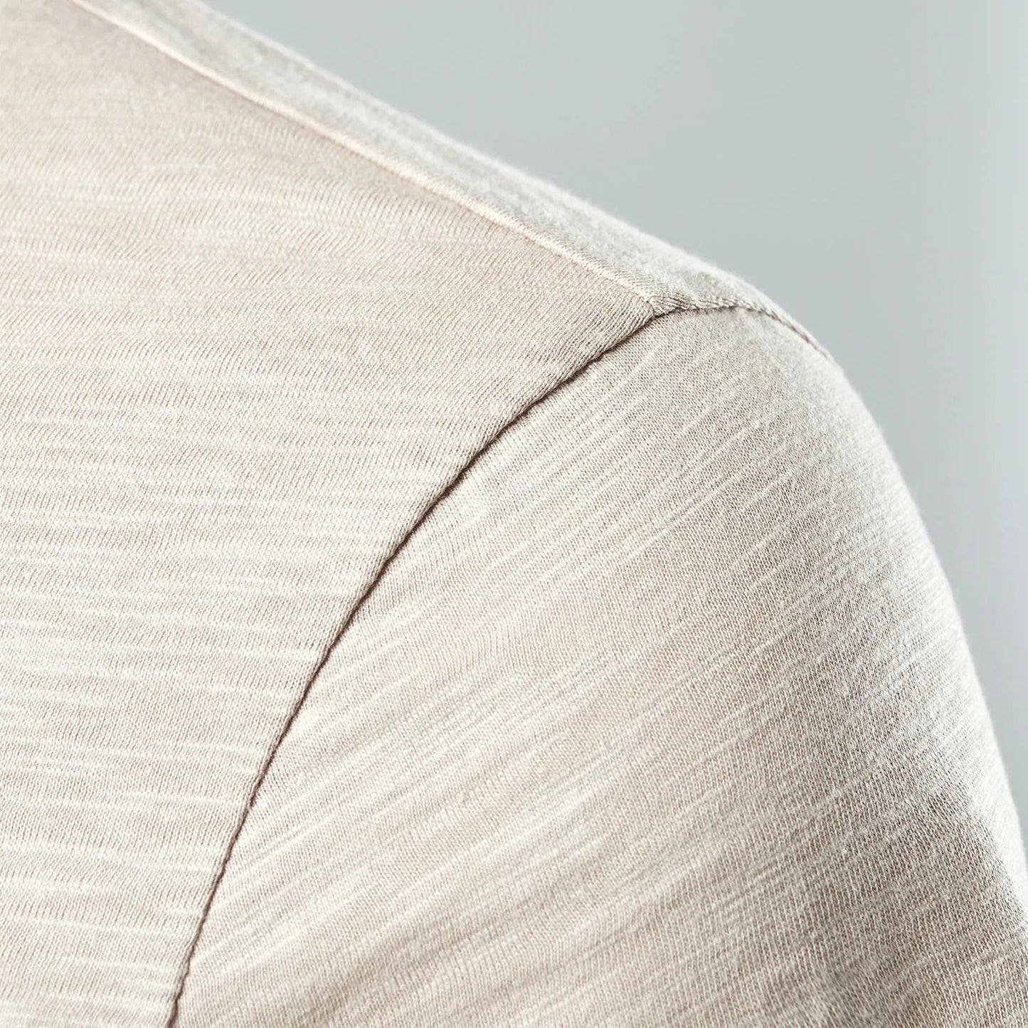 Camisa Henley con Cuello de Botones