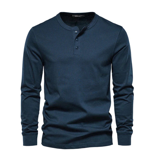 Camisa Henley - Tejido Suave y Transpirable
