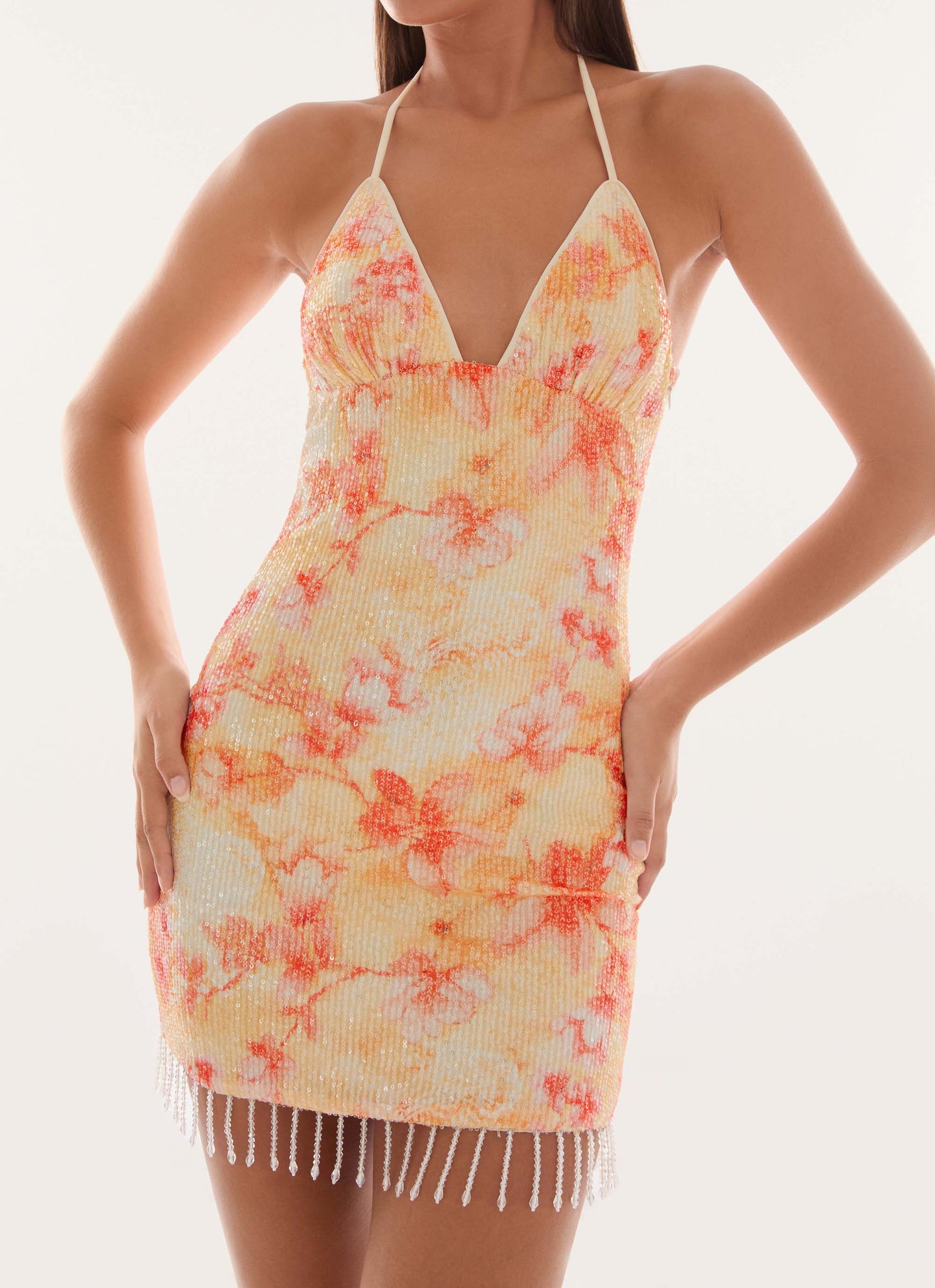 Vestido Mini Hina com Lantejoulas - Brilho Solar