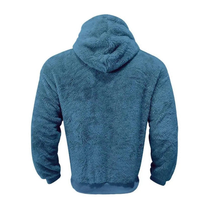 Sudadera con Capucha de Mezcla de Fleece