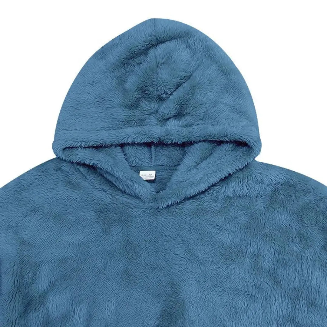 Sudadera con Capucha de Mezcla de Fleece