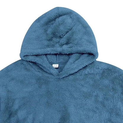 Sudadera con Capucha de Mezcla de Fleece