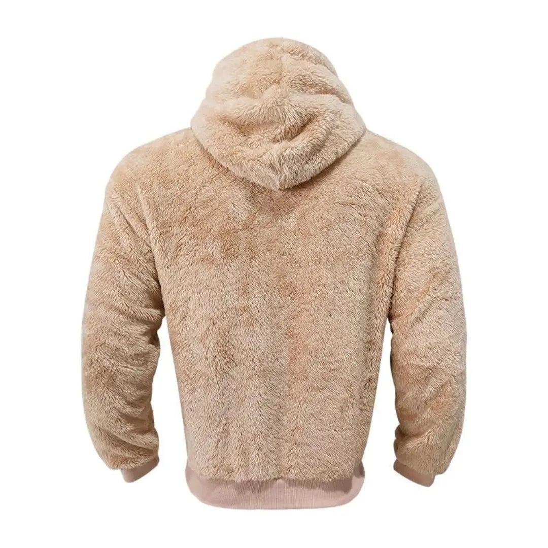 Sudadera con Capucha de Mezcla de Fleece