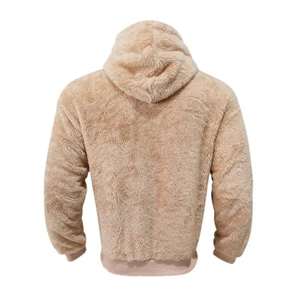 Sudadera con Capucha de Mezcla de Fleece