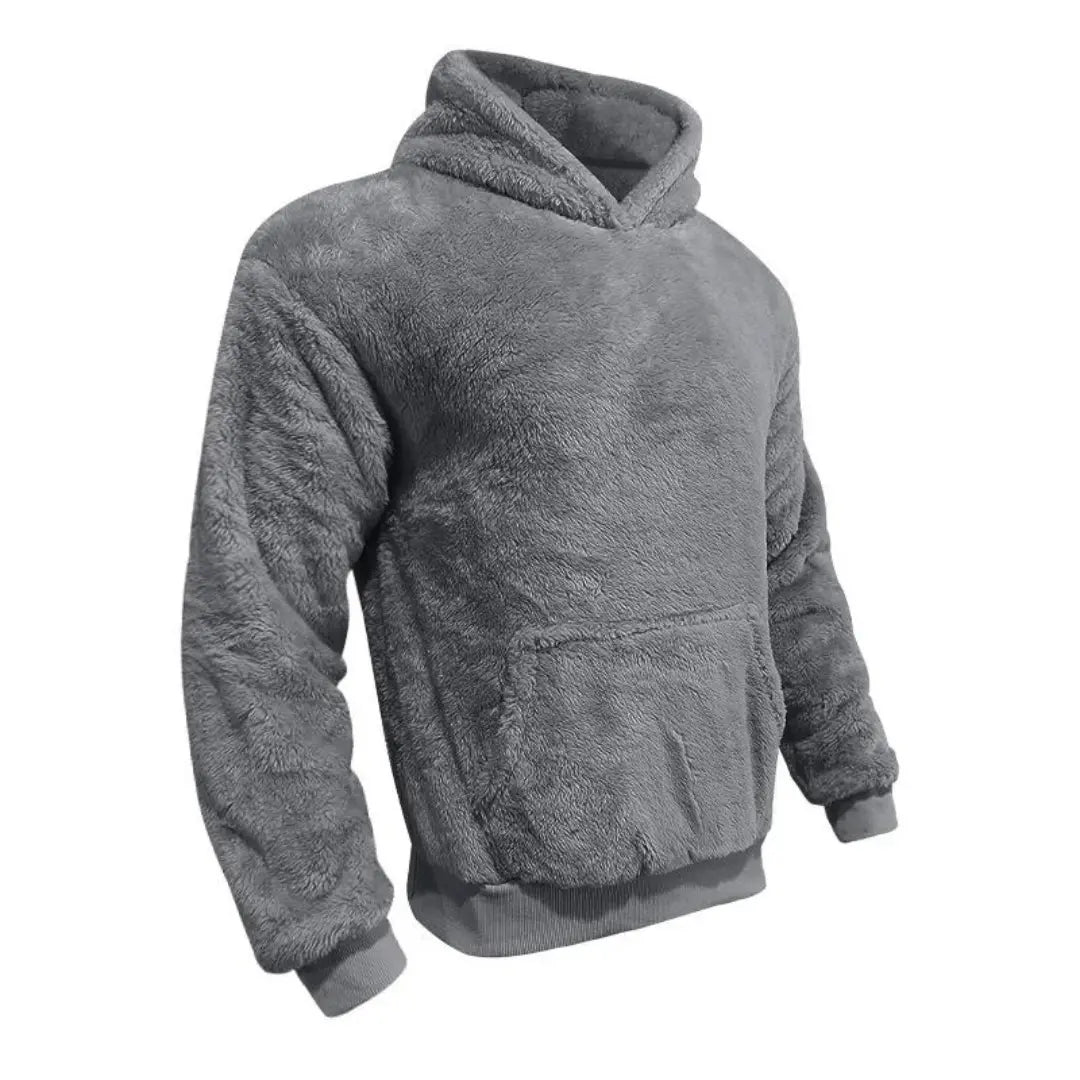 Sudadera con Capucha de Mezcla de Fleece