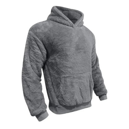 Sudadera con Capucha de Mezcla de Fleece