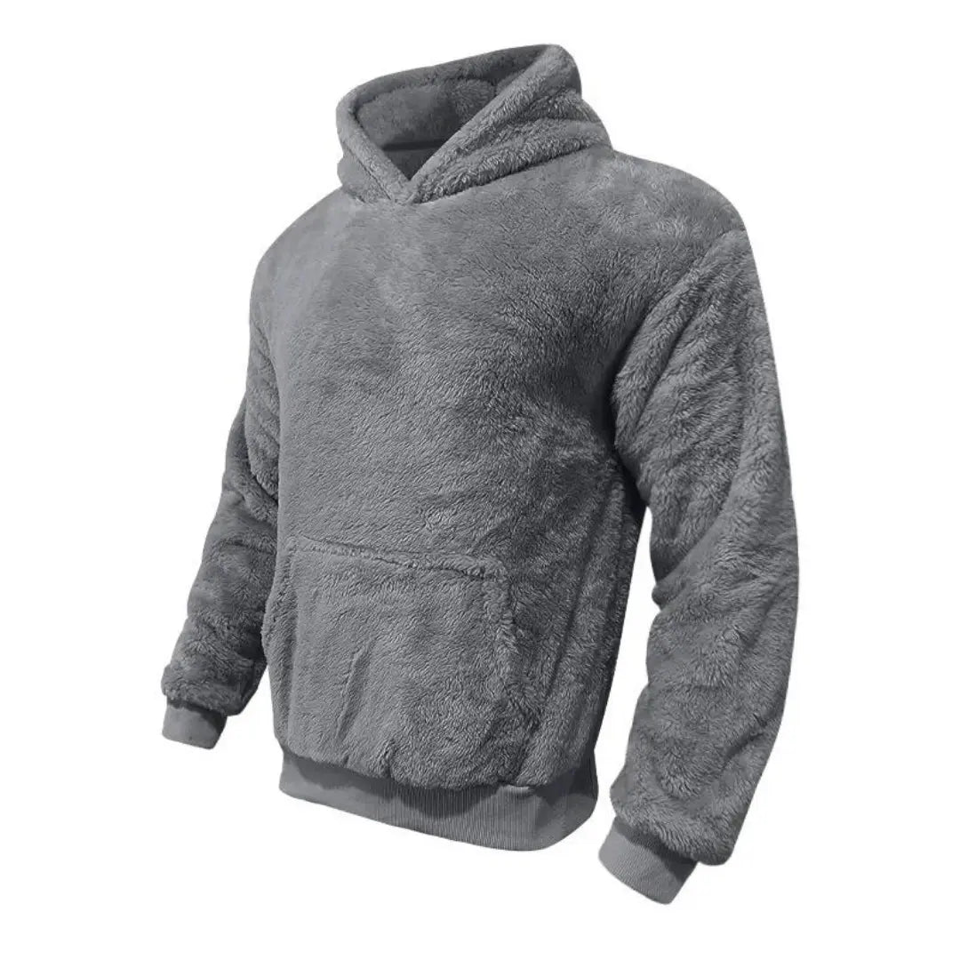 Sudadera con Capucha de Mezcla de Fleece