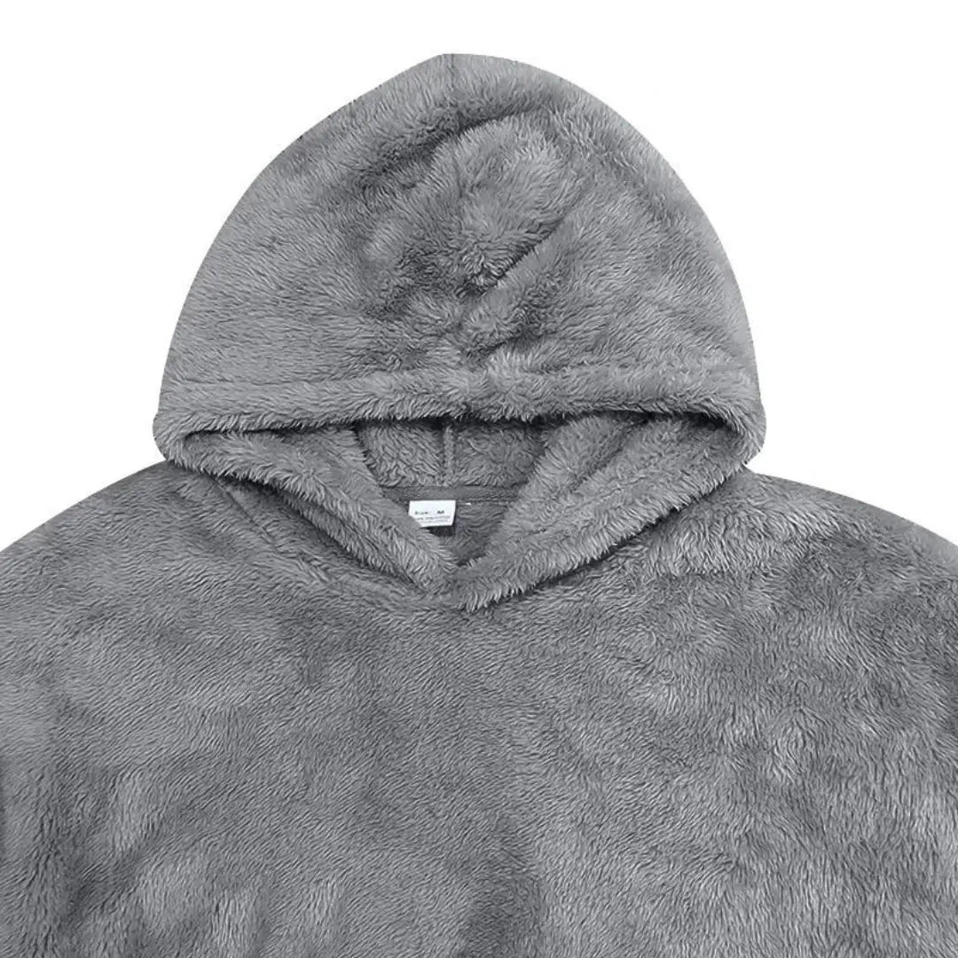 Sudadera con Capucha de Mezcla de Fleece