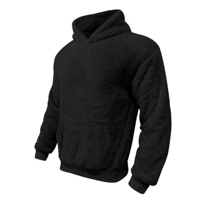 Sudadera con Capucha de Mezcla de Fleece