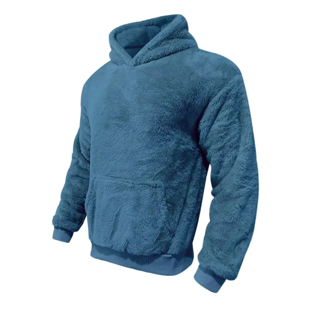 Sudadera con Capucha de Mezcla de Fleece