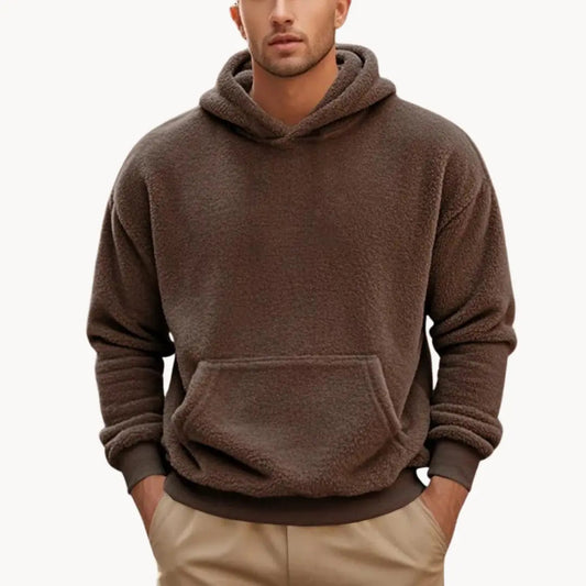 Fleece Hoodie com Capuz - Mistura Confortável