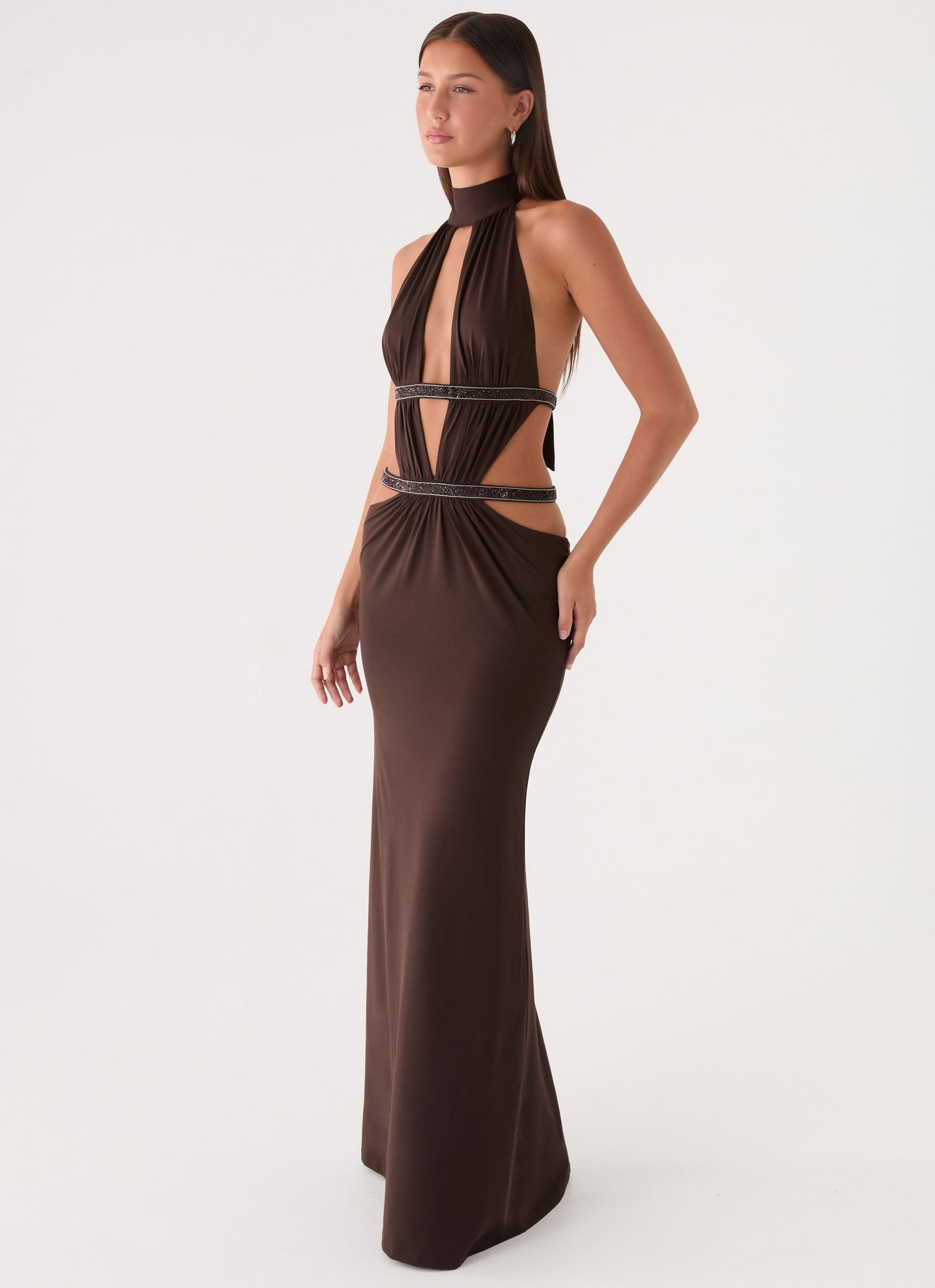 Maxi Dress Kendrah - Chocolate