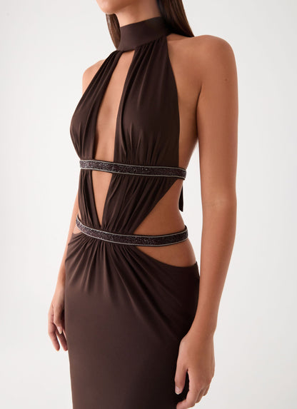 Maxi Dress Kendrah - Chocolate
