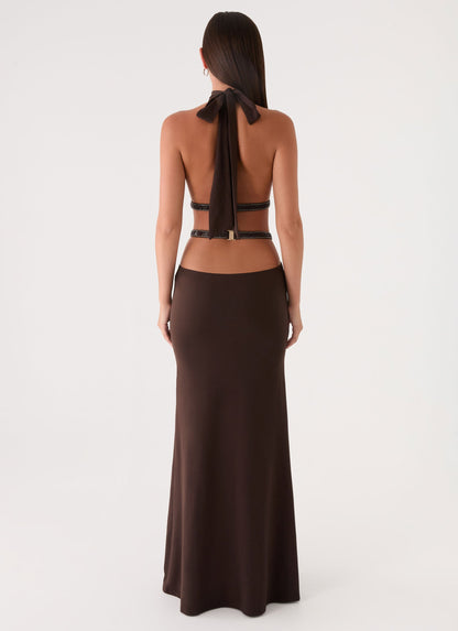 Maxi Dress Kendrah - Chocolate