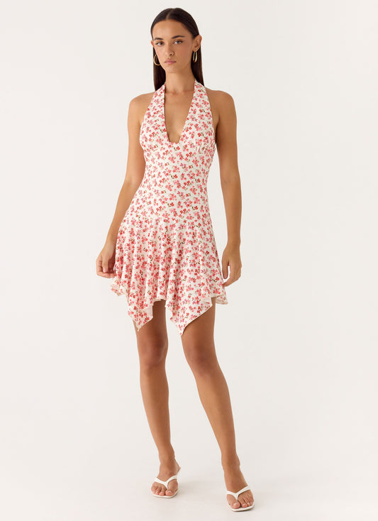 Vestido Corto Khrysta - Rosa Porcelana