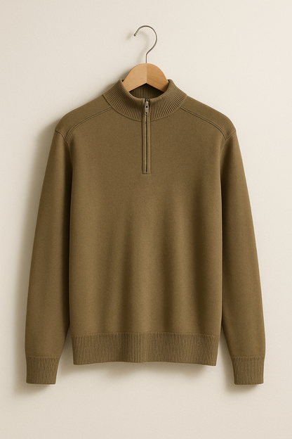 Meio Zíper - Pullover de Malha
