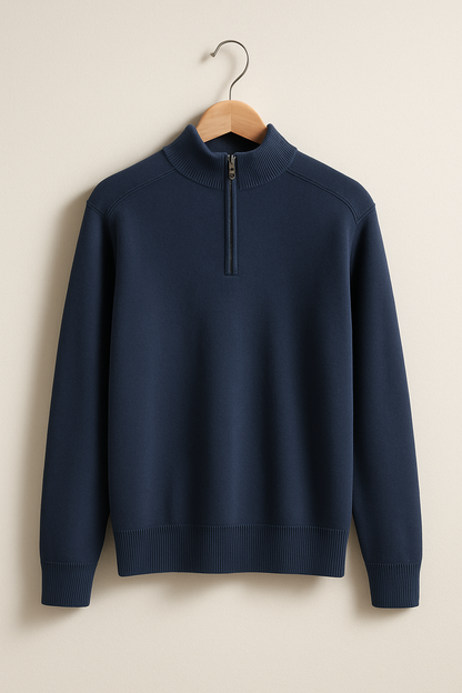 Meio Zíper - Pullover de Malha