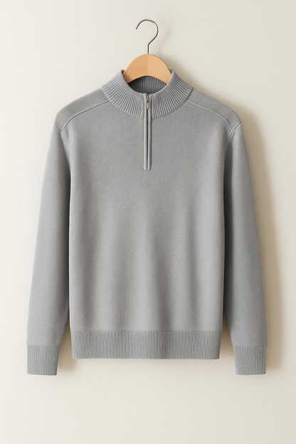 Meio Zíper - Pullover de Malha