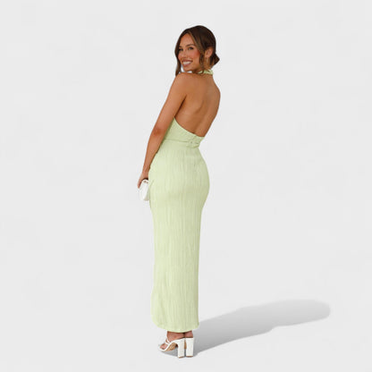 Camila - Vestido Longo com Pregas