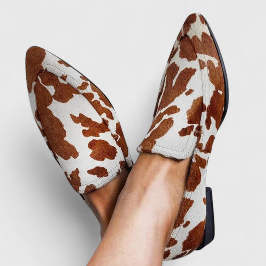 Renata - Confortáveis Mocassins com Estampa