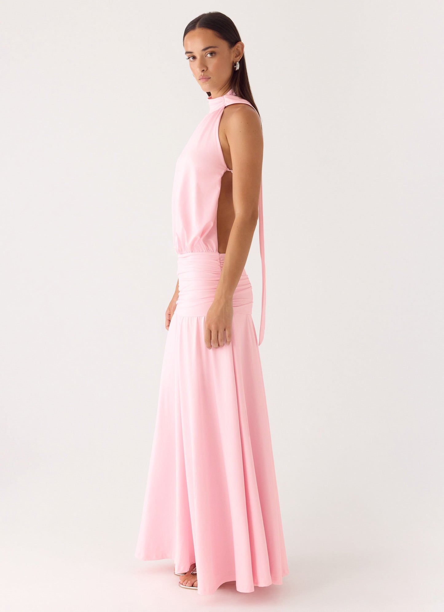 Vestido Maxi Eterno - Rosa Bebé