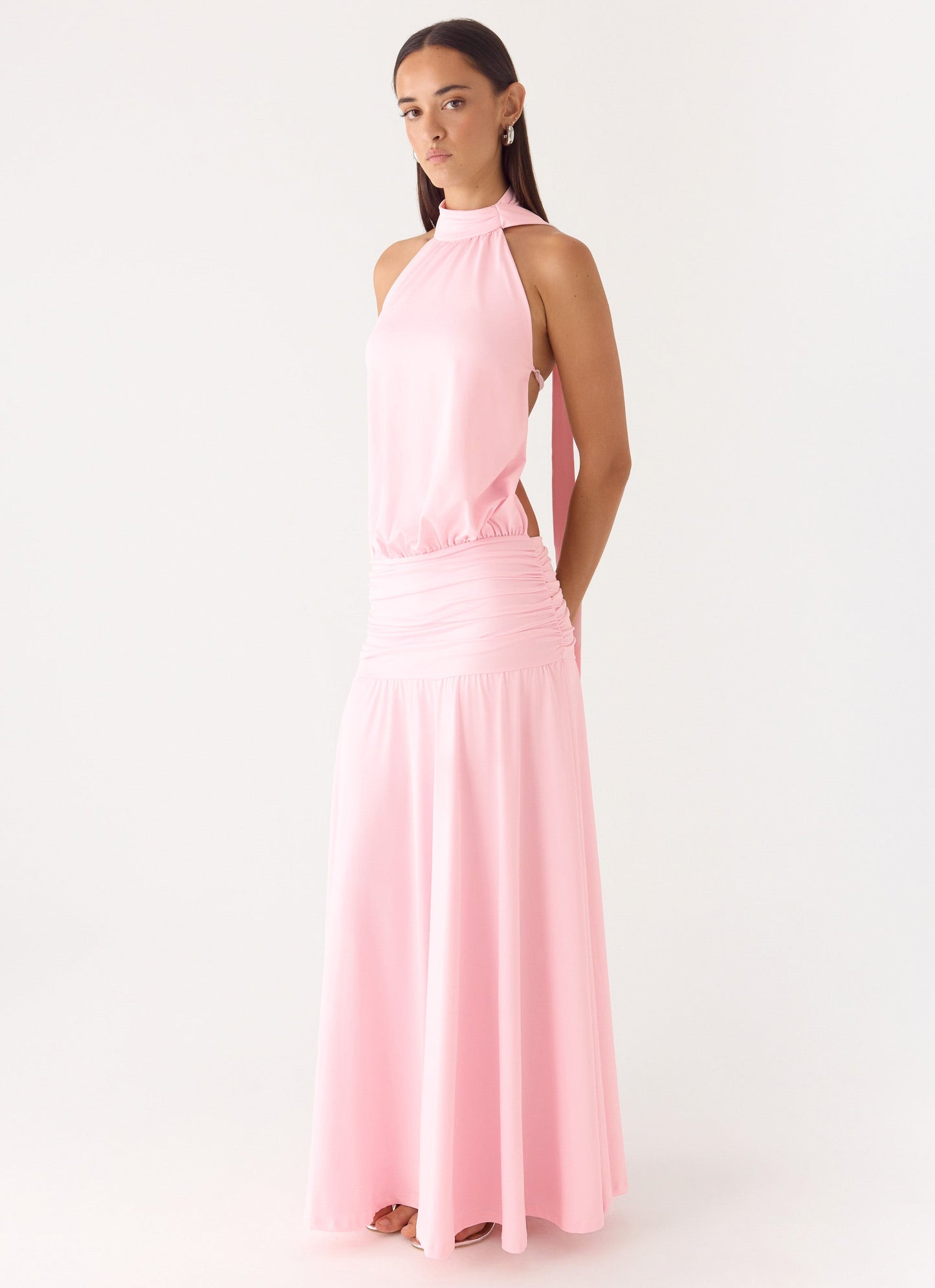 Vestido Maxi Eterno - Rosa Bebé