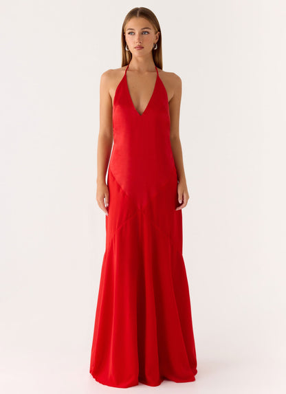 Maxi Dress Leilah - Cherry