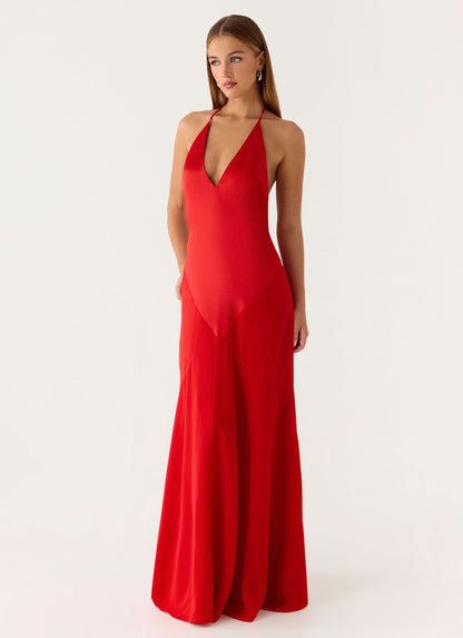 Maxi Dress Leilah - Cherry
