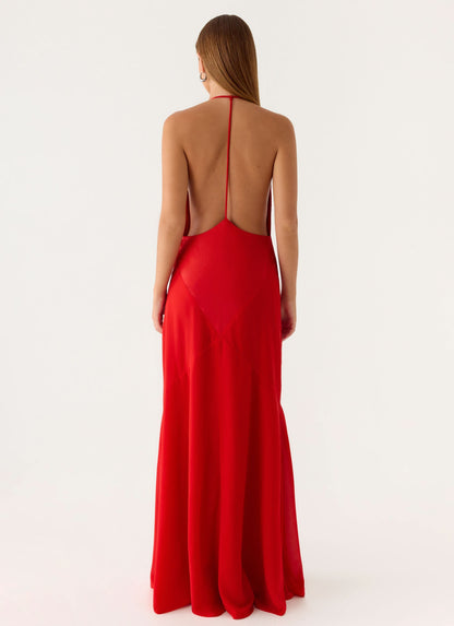 Maxi Dress Leilah - Cherry