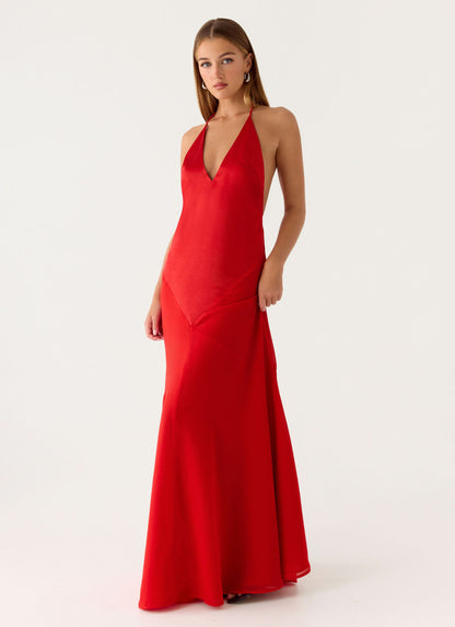 Maxi Dress Leilah - Cherry