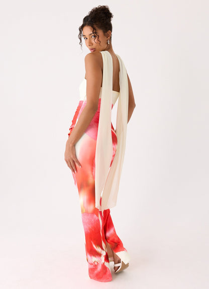 Maxi Dress Libra - Porcelain Pink