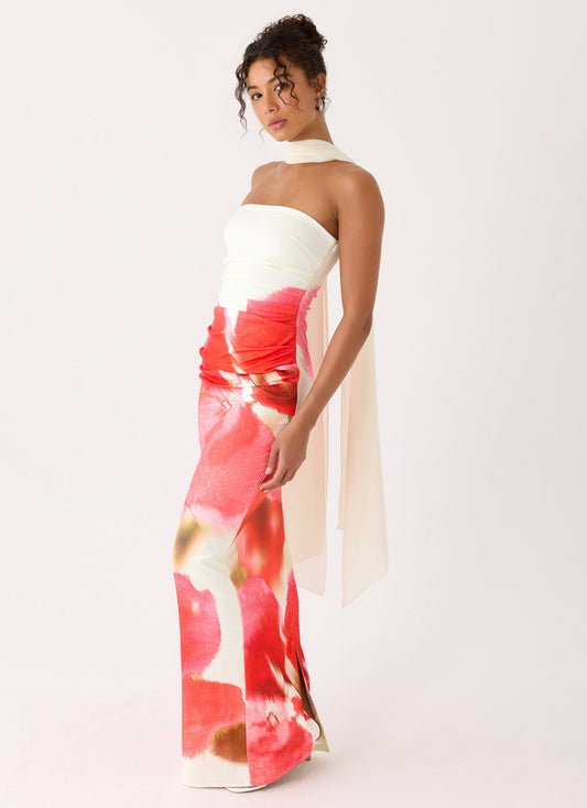 Maxi Dress Libra - Porcelain Pink