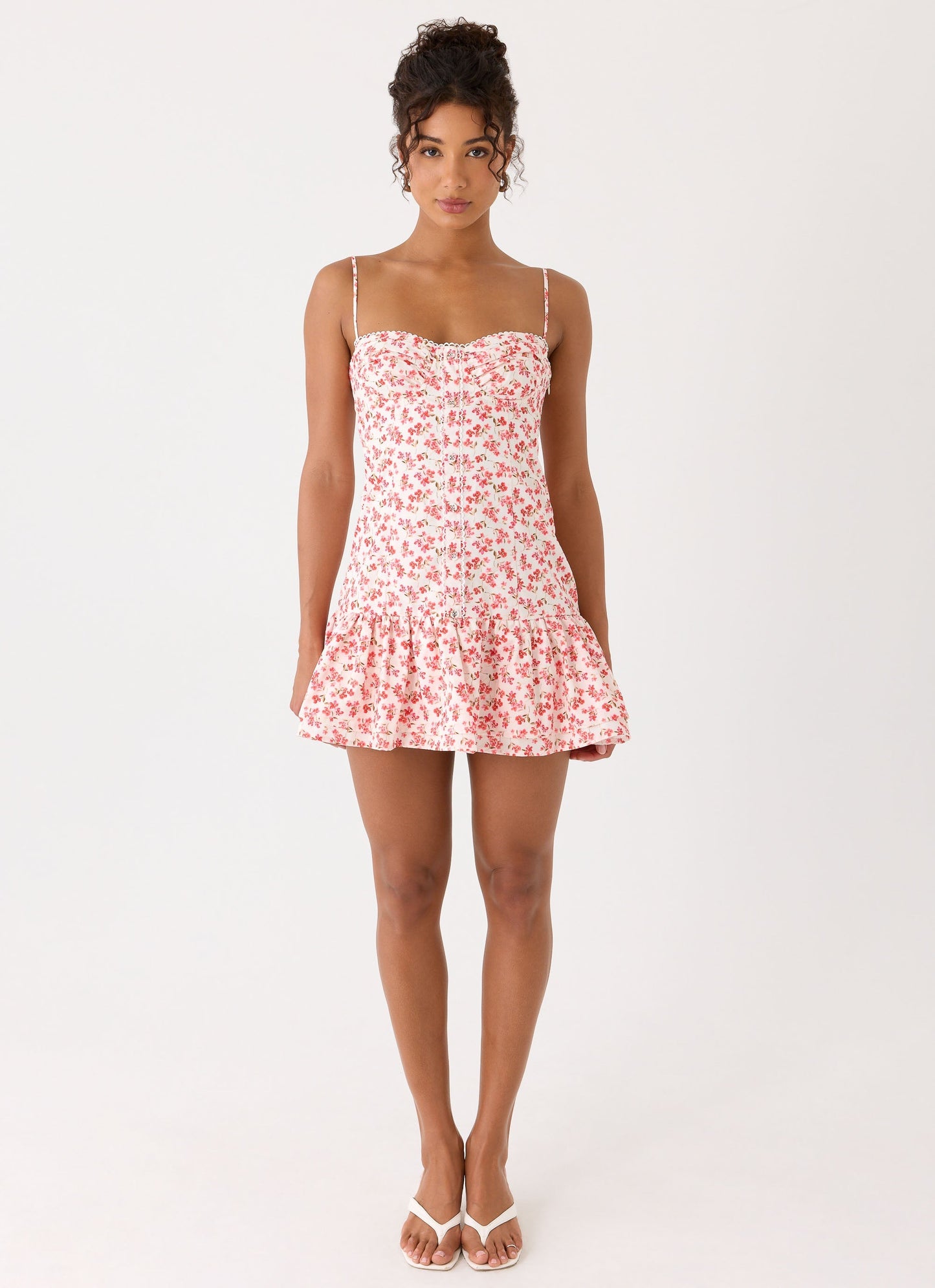 Vestido Mini Loulette - Rosa Pastel