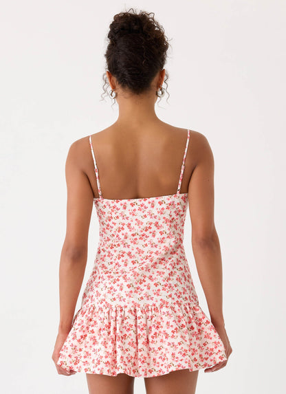 Vestido Mini Loulette - Rosa Pastel