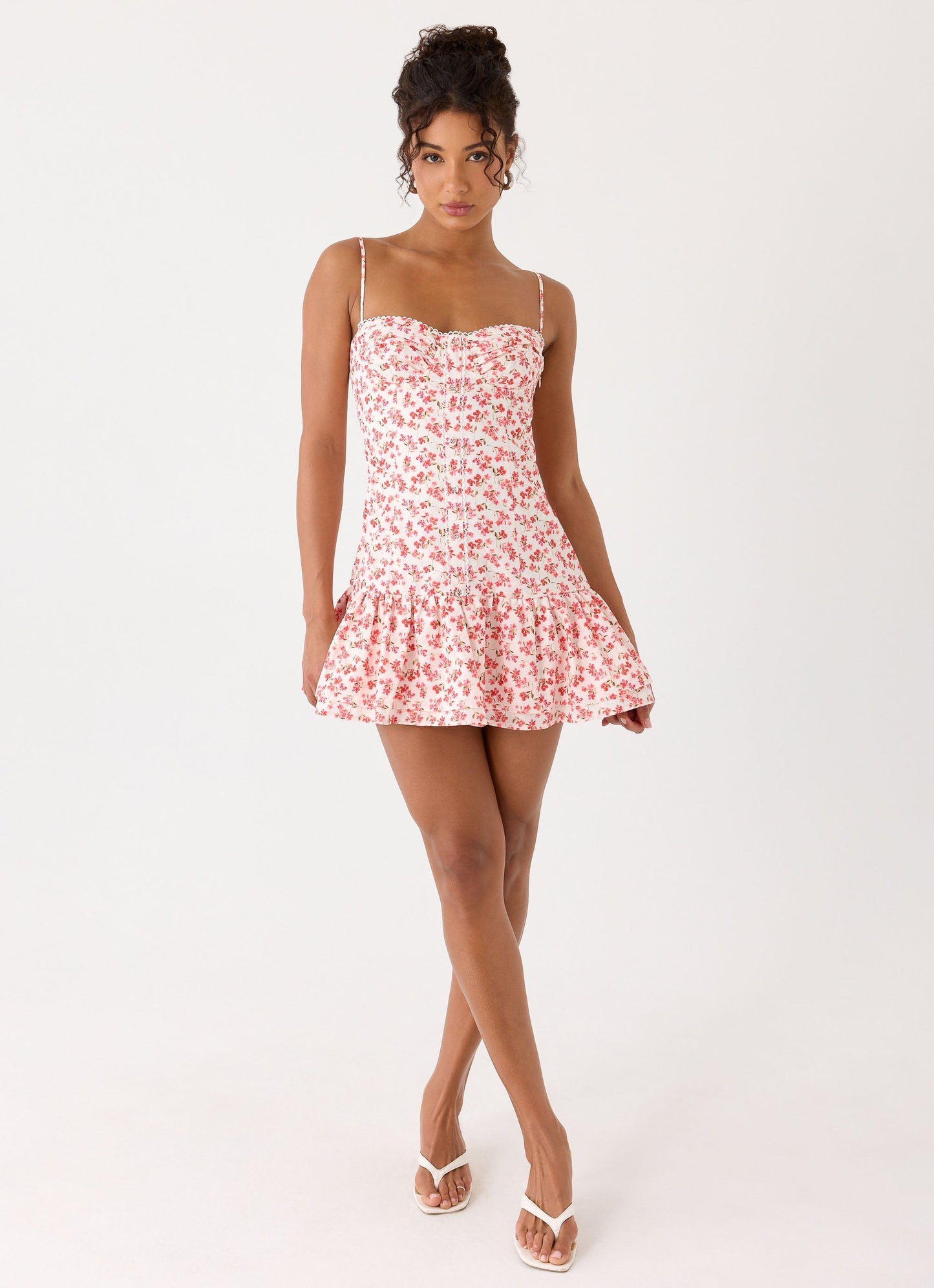 Vestido Mini Loulette - Rosa Pastel