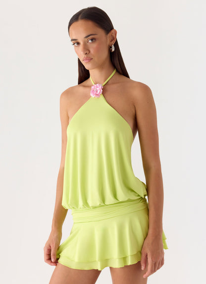Mini Dress Make It Right - Lime