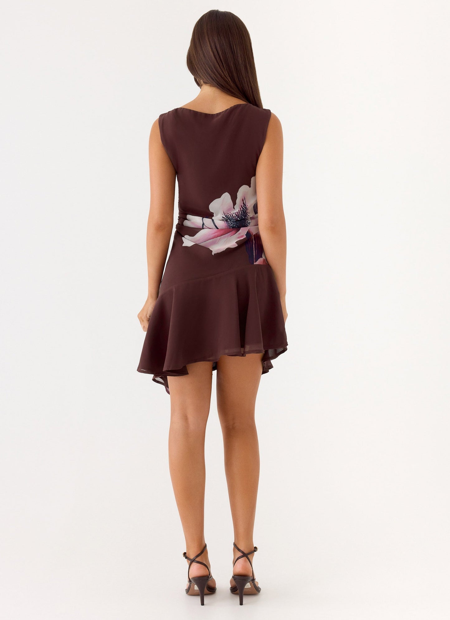 Vestido Mini Assimétrico Maris - Estampa Velvet Bloom