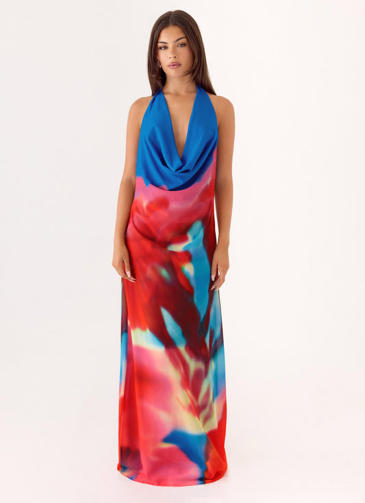 Maxi Dress Mayu - Twilight Petal