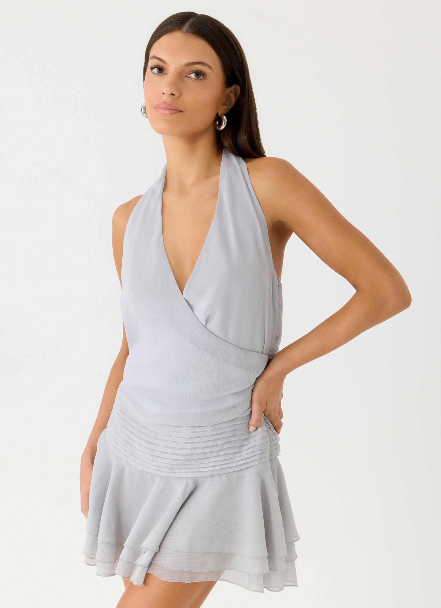 Vestido Corto Mura - Azul Nebuloso