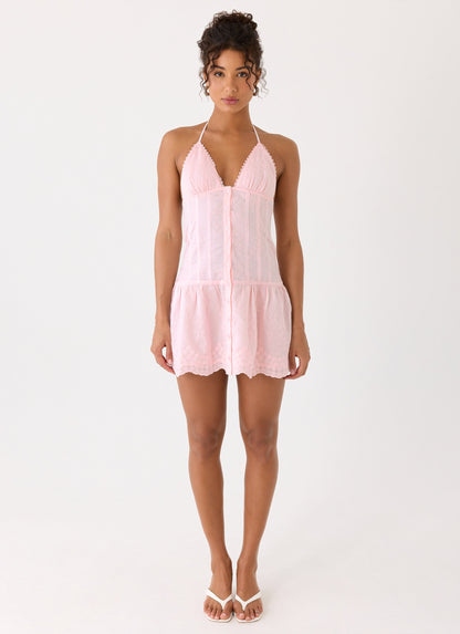 Vestido Mini Halter Rosa - Non Stop