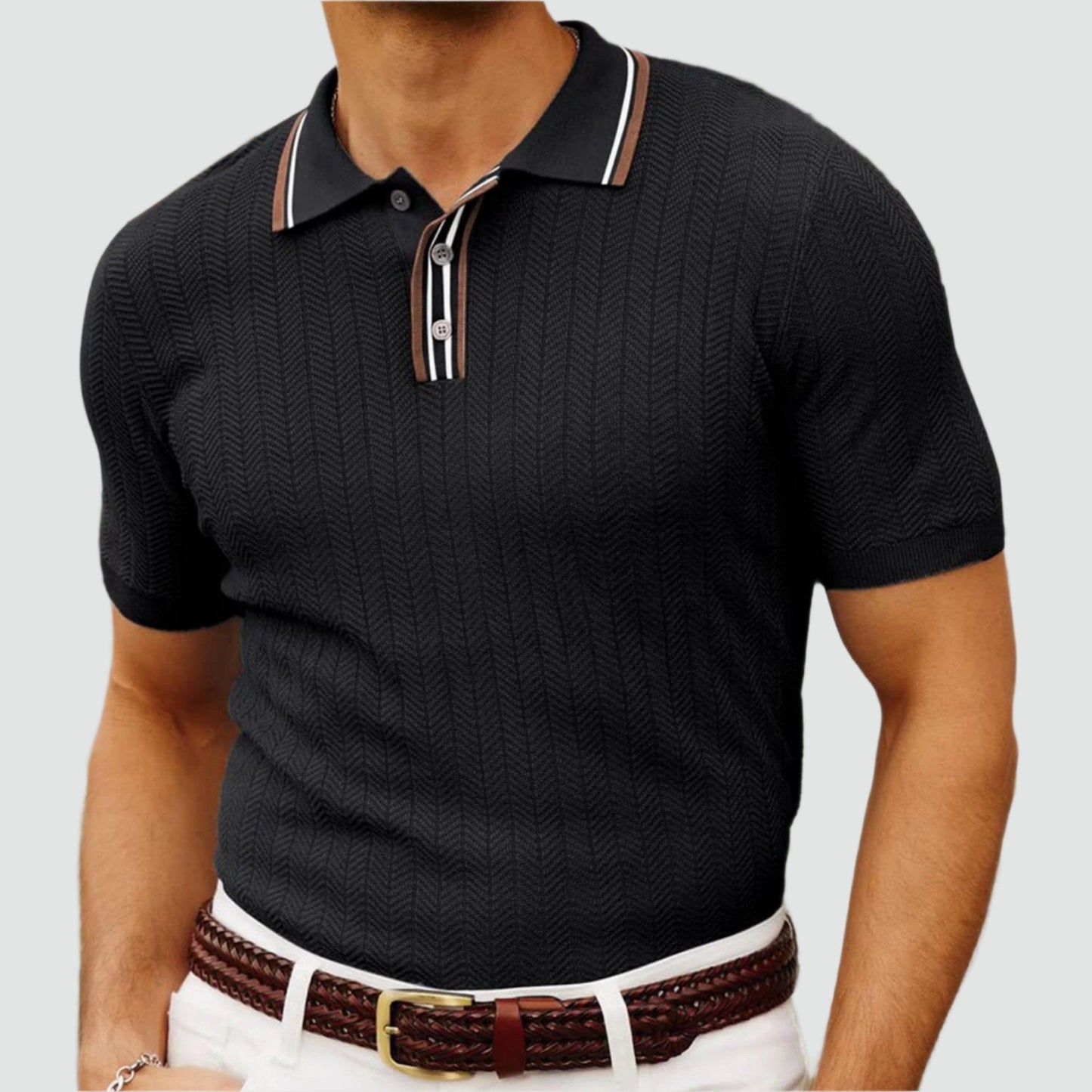 Daniel - Polo de Tricot de Alta Qualidade