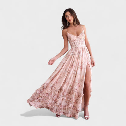 Florência - Vestido Longo Boêmio com Fenda