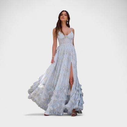 Florência - Vestido Longo Boêmio com Fenda