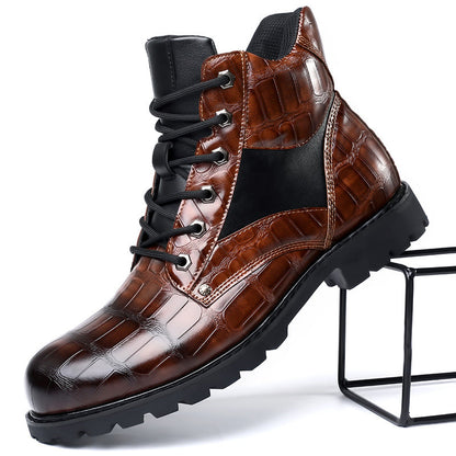 Afonso - Botas de Couro de Crocodilo