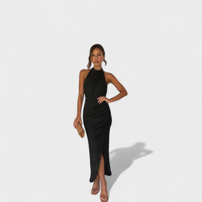 Camila - Vestido Longo com Pregas